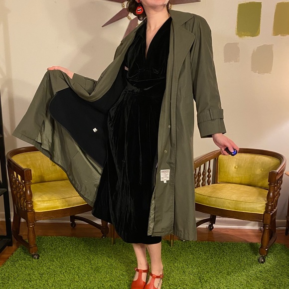 Vintage 80s Towne from London Fog Trench Coat - Picture 5 of 9